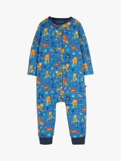 Комбинезон Baby Tehidy Big Cats Frugi, кобальт