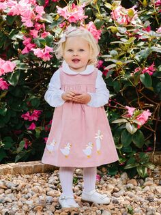 Платье-сарафан со сборками Baby Jemima Trotters, пыльный розовый