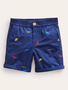 Детские шорты с рулонами Dinosaur Smart Mini Boden, темно-синий