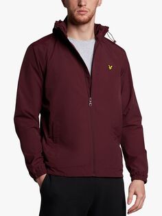 Куртка на молнии с капюшоном Lyle &amp; Scott, бордовый