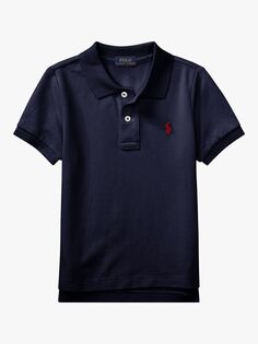 Детская рубашка-поло поло Ralph Lauren, темно-синий