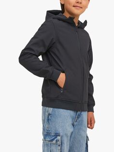 Детская куртка Softshell с капюшоном Jack &amp; Jones, черный