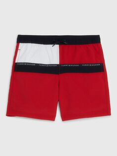 Детские шорты для плавания с флагом Core Tommy Hilfiger, первичный красный