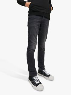 Детские потертые узкие джинсы Jack &amp; Jones, черный