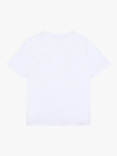 Детская футболка с логотипом HUGO BOSS, белый