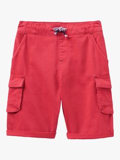 Детские шорты-карго Crew Clothing, красный