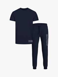 Детский пижамный комплект из футболки и шорт Jack &amp; Jones, темно-синий пиджак