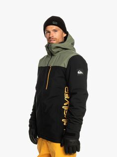 Техническая лыжная/зимняя куртка Morton Quiksilver, лавровый венок/мульти
