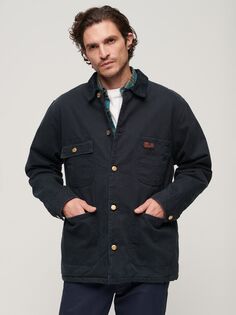 Куртка Surplus с четырьмя карманами для работы Superdry, темно-синий