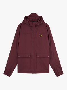 Куртка с карманом и капюшоном Lyle &amp; Scott, бордовый