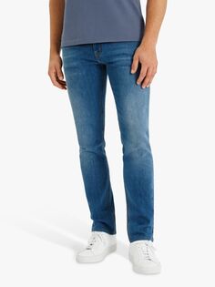 Итальянские джинсы с узкими бедрами SPOKE, джинсовый синий