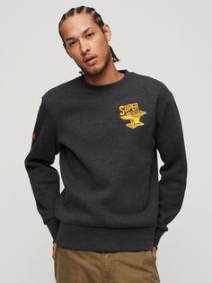 Джемпер для торговли спецодеждой Superdry, черный/мульти