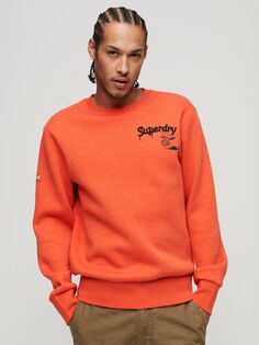 Джемпер для торговли спецодеждой Superdry, оранжевый