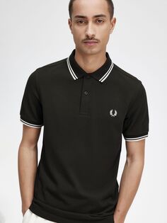 Рубашка поло стандартного кроя с двумя кончиками Fred Perry