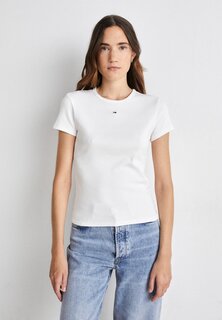 Базовая футболка Tommy Jeans SLIM ESSENTIAL, белый