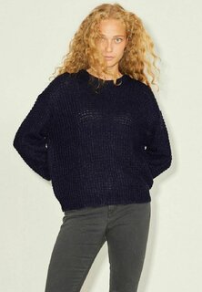 Свитшот JJXX CAMILLA OPEN CREW NECK, цвет navy blazer