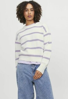 Свитшот JJXX MILA TWIST STRIPE CREW NECK SN, цвет lilac breeze