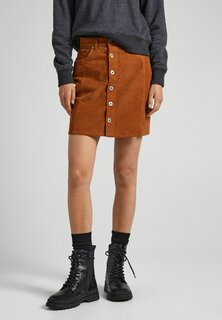 Юбка Pepe Jeans ВИККИ, цвет tobacco brown