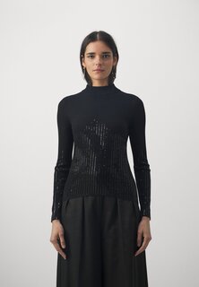 Свитшот KARL LAGERFELD MOCKNECK, черный