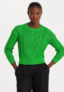 Свитшот Lauren Ralph Lauren ZELKANY LONG SLEEVE, цвет green topaz