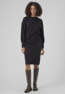 Юбка Vero Moda VMMONI CALF SKIRT, черный