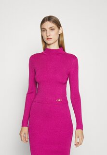 Свитшот MICHAEL Michael Kors MOCK CROP, цвет deep fuchsia