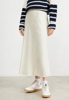 Юбка макси DKNY SLIP MIDI SKIRT, светлый городской хаки