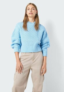 Свитшот Noisy May BILLY L/S O NECK FRI FWD, цвет blue bell