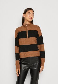 Свитшот Noisy May NMKATE HALF ZIP, цвет black/partridge