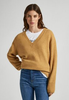 Свитшот Pepe Jeans DENISSE V NECK, цвет camel beige