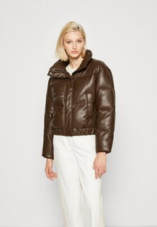 Куртка Abercrombie &amp; Fitch ULTRA MINI PUFFER, коричневый