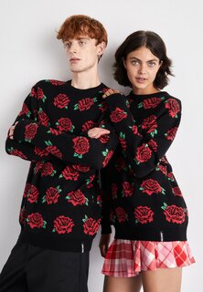 Свитшот Santa Cruz DRESSEN ROSES CREW UNISEX, цвет black/red