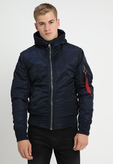 Куртка Alpha Industries MA-1 С КАПЮШОНОМ, цвет rep blue