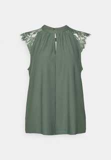 Блузка Vero Moda VMMILLA SL TEE GA NOOS, цвет laurel wreath