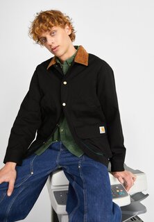 Куртка Carhartt WIP HESTON JACKET, черный/зеленый Discovery, цвет black/discovery green heavy stone wash