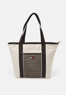 Большая сумка Tommy Jeans HERITAGE TOTE, кремовый