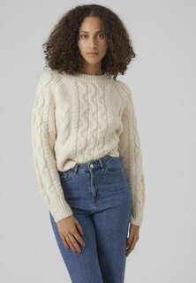 Свитшот Vero Moda BIRGITTE LS O-NECK, цвет birch