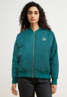 Бомбер Chaquetas Puma SHINY, цвет malachite