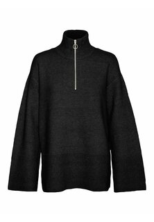 Свитшот Vero Moda VMPHILINE LS HIGHNECK ZIP LONG GA, черный