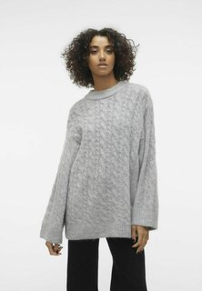 Свитшот Vero Moda, цвет light grey melange