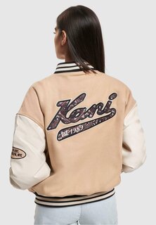 Куртка Karl Kani KW233-058-1 RETRO PATCH BLOCK COLLEGE, песочный кремовый