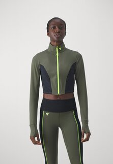 Спортивная куртка Under Armour LETSGO CROP, цвет marine green/black