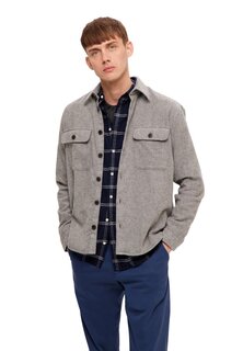 Куртка Selected Homme SLHLOOSEMASON-TWILL W NOOS, цвет asphalt