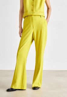 Брюки DKNY БРЮКИ HIGH WAIST FLARE, цвет citrine