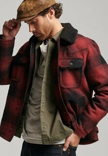 Куртка Superdry MERCHANT STORE CHORE, цвет merchant rhubarb red check