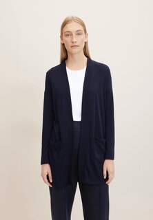 Куртка TOM TAILOR ДЛИННЫЙ КАРДИГАН С ШАЛЬНЫМ ВОРОТНИКОМ, цвет navy midnight blue