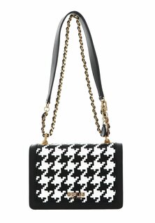 Сумка Guess ABEY CONVERTIBLE FLAP, цвет black white