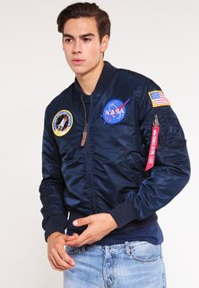 Ветровка Alpha Industries MA-1 VF NASA, цвет replica blue