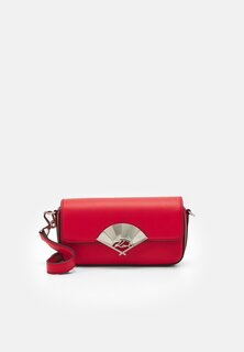 Сумка KARL LAGERFELD CROSSBODY SIGNATURE FAN, цвет haute red