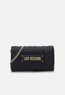 Сумка Love Moschino СТЕГАНАЯ ВСТАВКА, черный